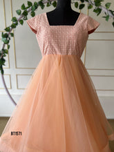 Load image into Gallery viewer, BT1571 Peach Sorbet Party Gown

