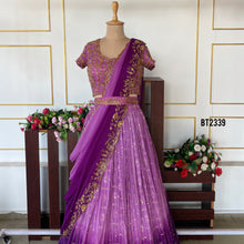 Load image into Gallery viewer, BT2339 👑 Royal Purple Family Twinning Set – A Celebration in Style 💜✨
