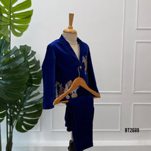 Load image into Gallery viewer, BT2689 Royal Carousel Designer Blazer for Baby Boys

