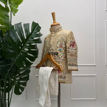 Load image into Gallery viewer, BT2666 Royal Heritage Elephant Embroidered Designer Baby Boy Sherwani
