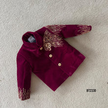 Load image into Gallery viewer, BT2330 🦁 Little King’s Majestic Sherwani – Rule the Celebration! 👑✨
