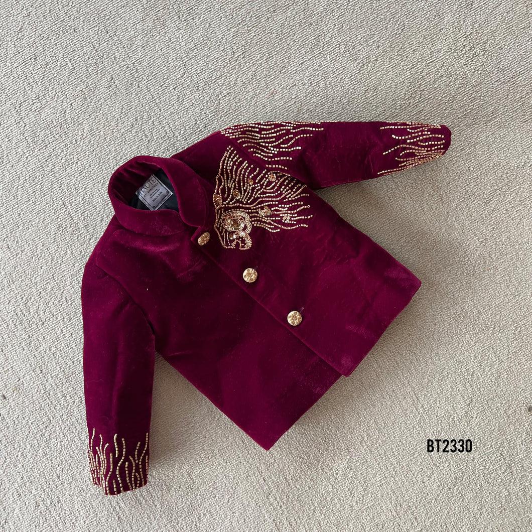 BT2330 🦁 Little King’s Majestic Sherwani – Rule the Celebration! 👑✨