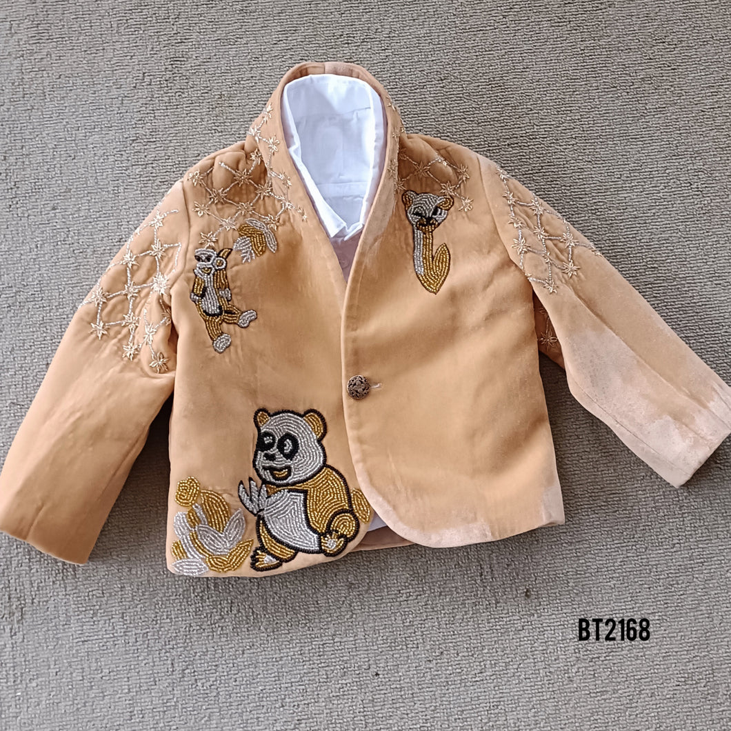 BT2168 Adorable Panda Boys Party Wear Suit 🐼✨