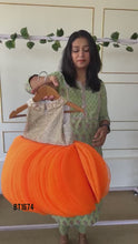 Load and play video in Gallery viewer, BT1674 Pumpkin Theme Luxury Party Wear
