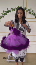 Load and play video in Gallery viewer, BT1620 Purple Petal Princess Dress - Bloom in Enchantment!
