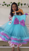Load and play video in Gallery viewer, BT1773 Enchanted Garden Princess Dress - Aquamarine Dream
