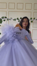 Load and play video in Gallery viewer, BT1575 Winter Party Wear With Frills

