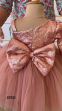 Load and play video in Gallery viewer, BT1824  Enchanting Peach Princess Dress - Make Every Moment Shine!
