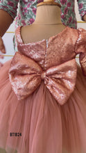 Load and play video in Gallery viewer, BT1824  Enchanting Peach Princess Dress - Make Every Moment Shine!
