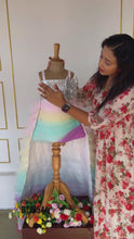 Load and play video in Gallery viewer, BT1854 Pastel Rainbow Glimmer Dress - A Whirl of Colorful Charm!
