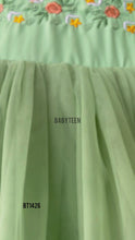 Load and play video in Gallery viewer, BT1426 Pastal Green Party wear Gown
