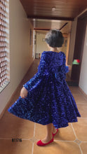Load and play video in Gallery viewer, BT1716 Bling Party Wear Frock For Baby Girls
