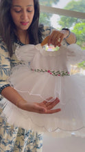 Load and play video in Gallery viewer, BT1809 Whispering White: An Ethereal Tulle Dress for Little Angels
