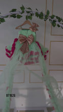 Load and play video in Gallery viewer, BT1626 Enchanted Blossom: A Whimsical Dress for Your Little Flower
