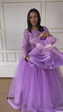 Load and play video in Gallery viewer, BT1427 Glittering Lilac Duo - Sparkling Mother &amp; Child Elegance
