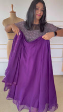 Load and play video in Gallery viewer, BT1679 Enchanted Amethyst: A Sparkling Purple Party Dress for Your Little Gem
