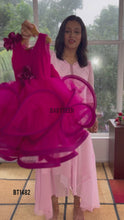 Load and play video in Gallery viewer, BT1482 Flower Bouncy Frock for Baby Girls
