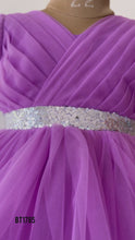 Load and play video in Gallery viewer, BT1785 Enchanting Violet Princess Dress - Perfect for Special Occasions
