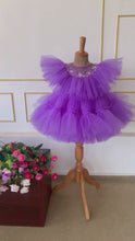 Load and play video in Gallery viewer, BT1871 Enchanted Lavender - Baby&#39;s Frolic Flare Dress
