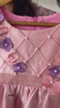 Load and play video in Gallery viewer, BT1451 Flower Embossed Kids Partywear
