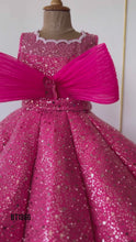 Load and play video in Gallery viewer, BT1866 Glittering Fuchsia Fantasy: Sparkle Celebration Dress
