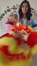 Load and play video in Gallery viewer, BT1635 Multi Colour Birthday Party Wear Frock  For Baby Girls
