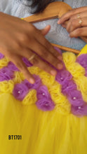 Load and play video in Gallery viewer, BT1701 Sunshine &amp; Lavender Blooms Dress - The Essence of Joy
