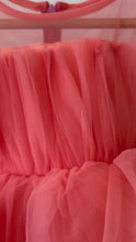 Load and play video in Gallery viewer, BT1642 Coral Flounce Layered Party Dress for Toddlers
