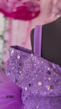 Load and play video in Gallery viewer, BT1656 Lavender Dream - Sparkling Party Dress
