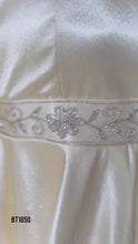 Load and play video in Gallery viewer, BT1850 Royal Red &amp; Ivory Elegance - Timeless Mommy &amp; Me Gowns
