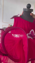 Load and play video in Gallery viewer, BT1604 Bouncy Butterfly Birthday Party Wear For Baby Girls
