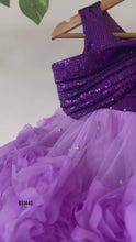 Load and play video in Gallery viewer, BT1445 Flower Theme Designer Gown
