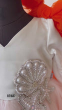 Load and play video in Gallery viewer, BT1687 Ocean Theme Appliqué Birthday Frock
