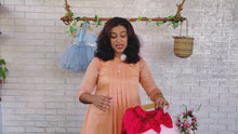 Load and play video in Gallery viewer, BT586 One Side Shoulder Semi Party Wear
