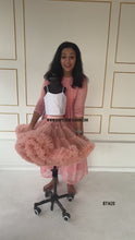 Load and play video in Gallery viewer, BT1420 Extra Ruffle Skirt Crop Top for baby Girls
