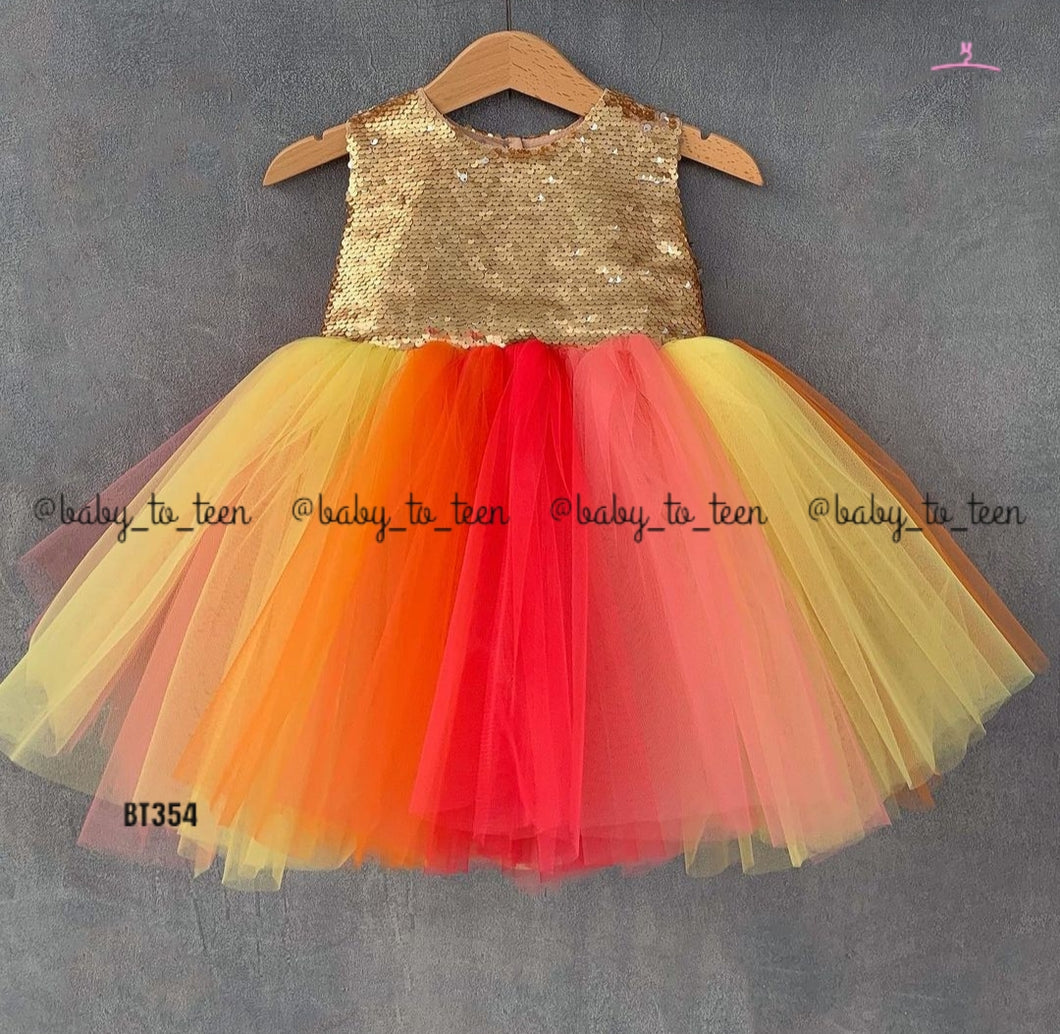 BT354 Sunset theme Frock