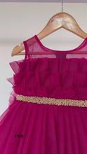Load and play video in Gallery viewer, BT1410 Long Tail Party wear Gown
