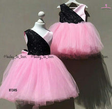 Load image into Gallery viewer, BT345 Pink Black Frock
