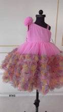 Load and play video in Gallery viewer, BT1412 Pastal Flower Theme  Birthday Gown
