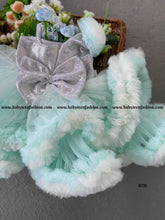 Load image into Gallery viewer, BT720 Whimsical Winter Frost Dress – A Touch of Sparkle
