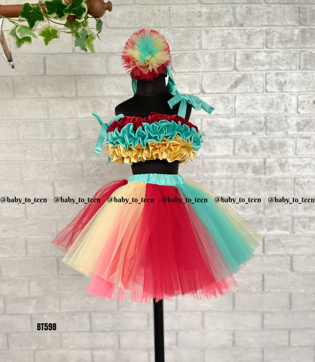 BT598 Multicolour Frock