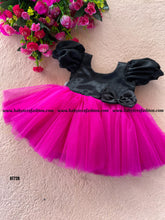 Load image into Gallery viewer, BT728 Semi Partywear Double Shade Frock
