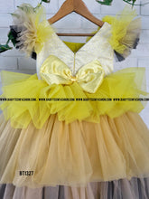 Load image into Gallery viewer, BT1327 Multicolour Party Wear Frock with Embellished Hand Made Flowers
