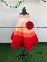 Load image into Gallery viewer, BT1328 Sunset Serenade – Baby’s Ombre Party Dress
