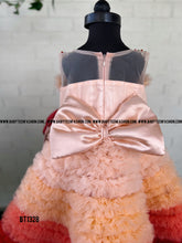 Load image into Gallery viewer, BT1328 Sunset Serenade – Baby’s Ombre Party Dress
