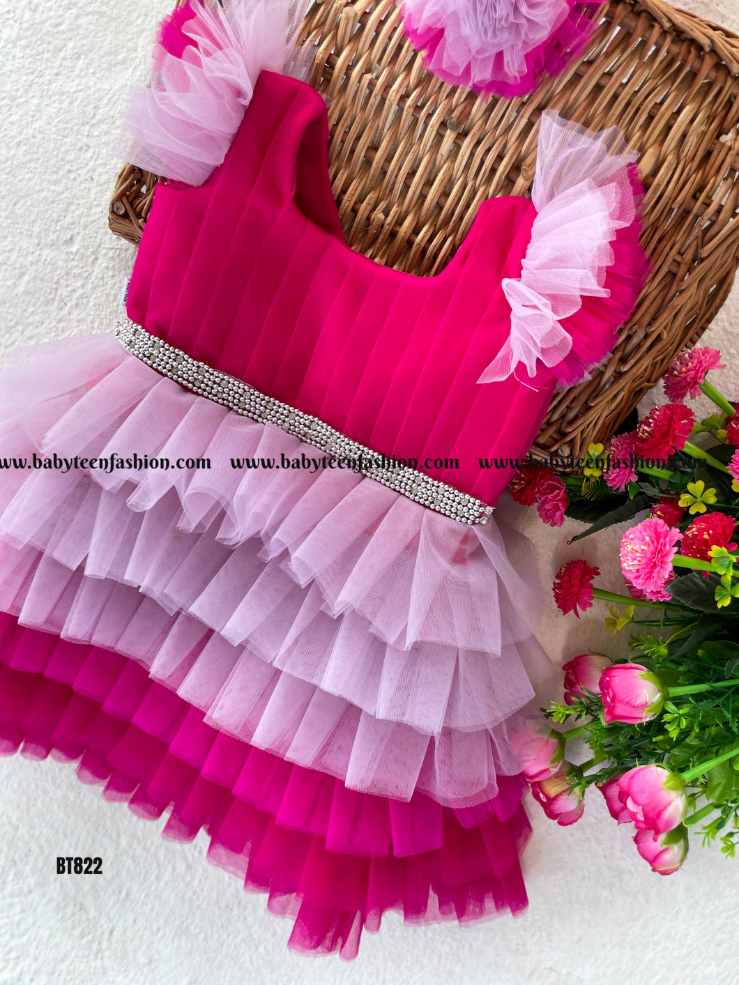 BT822 Multicolour Frock
