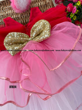 Load image into Gallery viewer, BT824  Strawberry Swirl Gala Gown
