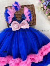 Load image into Gallery viewer, BT802 Pink Blue Fusion Frock
