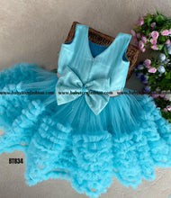 Load image into Gallery viewer, BT834 Sky Serenade  Baby’s Breezy Party Dress
