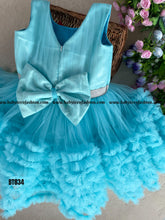 Load image into Gallery viewer, BT834 Sky Serenade  Baby’s Breezy Party Dress
